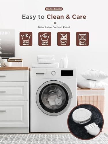 Heated Blanket,Soft Flannel Heated Throw Blanket,Fast Heating Electric Throw Blanket with 8 Heating Levels,9 Hours Auto Shut Off,Home Sleep Electric Blanket Throw, A Thoughtful Gift for Elders 7