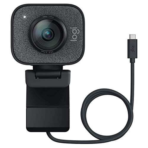 Logitech 2022 StreamCam 1080P HD 60fps Streaming Webcam Full HD Camera with USB-C & Integrated Microphone for Live Streaming and Content Creation - Graphite - 960-001280 (Renewed)