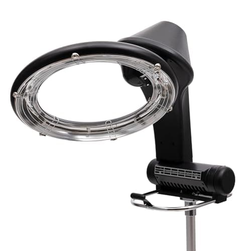 3-in-1 Orbital Hair Dryer and Processor - Rolling Base,Hair Color Processor,Hair Dryer Accelerator with Rolling Base, 6 Mode Salon Hair Conditioner/Perm for Salon Home Hair Care 7