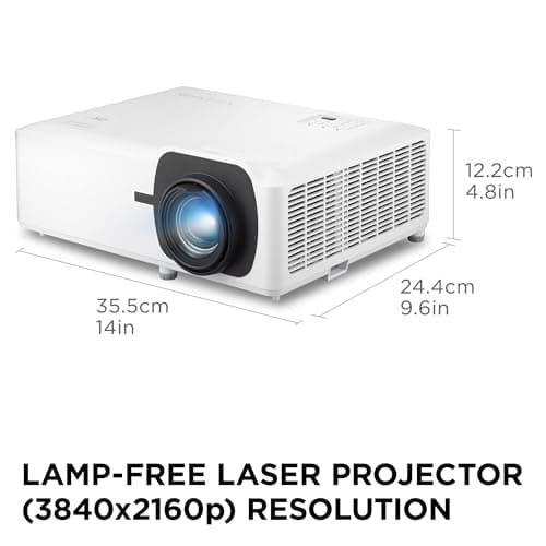 ViewSonic LS901-4K UHD 4K Laser Projector with 5500 Lumens, 1.7X Optical Zoom, 4K HDR/HLG Support, 4 Corner Adjustment, H/V Keystone, 360 Degrees Projection for Home Theater and Commercial Venues 7