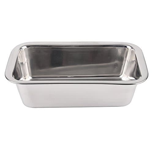 Lindy's Stainless Steel Loaf Pan for Baking Bread, Meatloaf, Cakes, Brownies, Casseroles, and More, Nontoxic & Dishwasher Safe