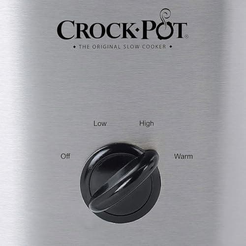 Crock-Pot SCCPVL600S Cook' N Carry 6-Quart Oval Manual Portable Slow Cooker, Silver 6