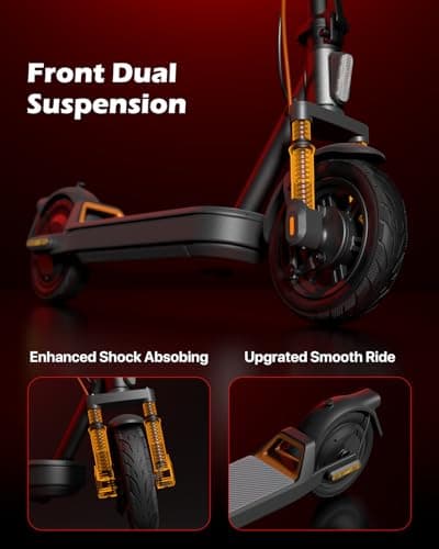 Electric Scooter with Suspension Long Range Electric Scooter for Adults 10inTires,E Scooter with Smart APP Control for Commuting, Outdoor, Short Travel UL2272 5