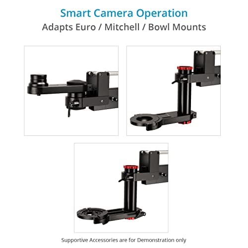PROAIM Comet Heavy-Duty Euro-Mount 12ft Camera Jib Crane, Payload up to 80kg/176lb. Versatile Indoor/Outdoor Jib - Telescopic Arms on Both Sides. for Euro-Base Dollies + Flight Case (JB-COMT-01) 5