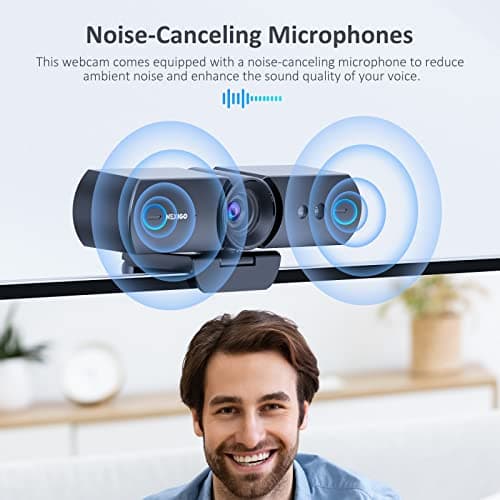 NexiGo HelloCam, 1080P Webcam with Windows Hello, True Privacy, Automatic Electronic Shutter, Computer Camera, Microphone, Facial Enhancement, HD USB Web Cam 7