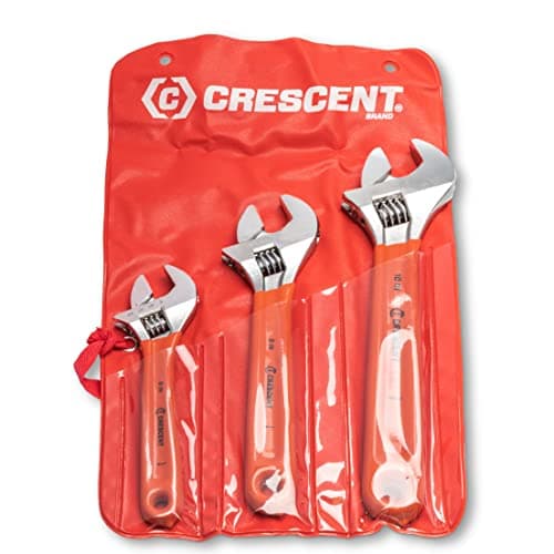 Crescent 3 Piece Adjustable Cushion Grip Wrench Set 6", 8" & 10" - AC26810CV 6