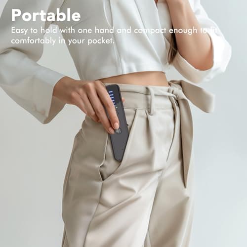 abyliee Upgraded Hidden Camera Detector - AI-Powered Anti-Spy Device, GPS Tracker & Bug Detector, Portable RF Signal Scanner for Hotels, Travel, Home & Office (Black) 7