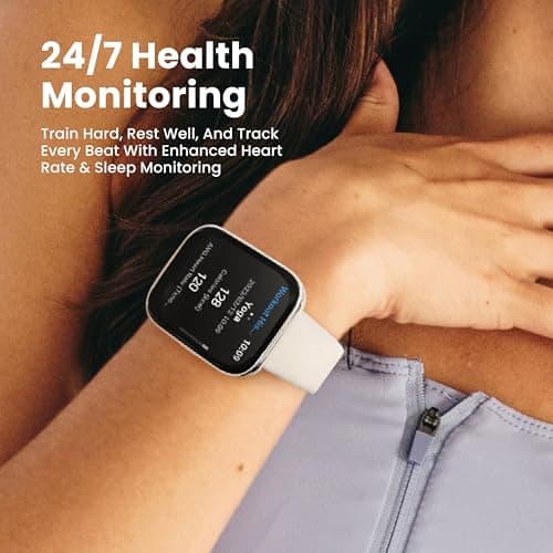 Amazfit Bip 5 Unity Smart Watch 46mm, 11-Day Battery, Fitness Activity Tracker with 120+ Sports Modes, Heart Rate & Sleep Monitor, Customizable Watch Faces, for Android & iPhone, Charcoal 4