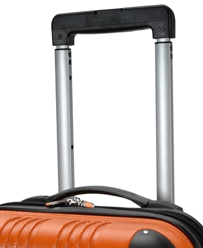 Rockland London Hardside Spinner Wheel Luggage, Orange, Carry-On 20-Inch 6