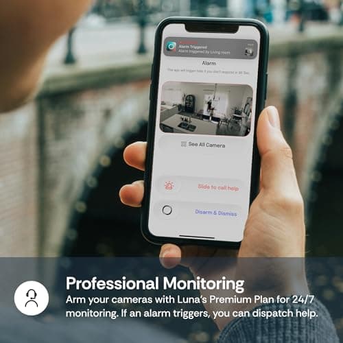 Luna Indoor Camera 360-Degree Pan/Tilt, Pet/Person/Vehicle AI Motion Detection, Plug-in, Night Vision, Two Way Audio, Cloud Storage, Wi-Fi Camera for Room Office Smart Home Security (White) 8