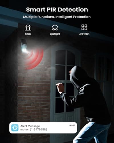 ieGeek Security Cameras Wireless Outdoor, 2K Cameras for Home Security, IP66 Security Camera, 360° Outdoor Camera, Color Night Vision, AI Detection, 2-Way Audio, Alexa 7