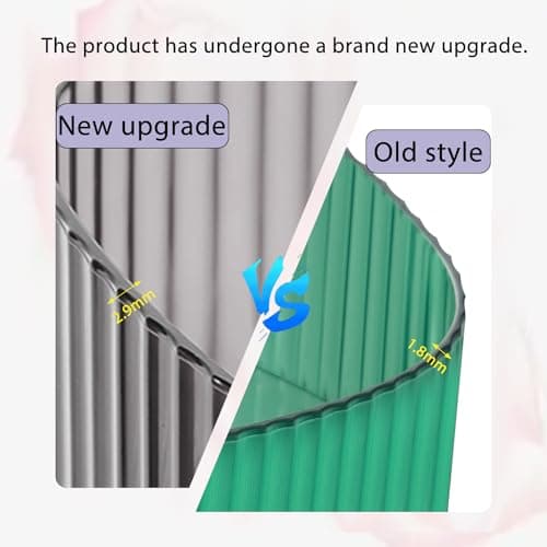 RAMFIYN Clear Acrylic Perfume Tray, Round Makeup Bathroom Trays for Counter, Decorative Vanity Trays for Bathroom Countertop for Dresser Tops - Black 8