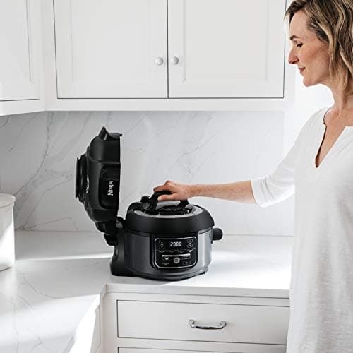 Ninja Foodi 7-in-1 Pressure, Slow Cooker, Air Fryer and More, with 5-Quart Capacity and 15 Recipe Book Inspiration Guide, and a High Gloss Finish 9