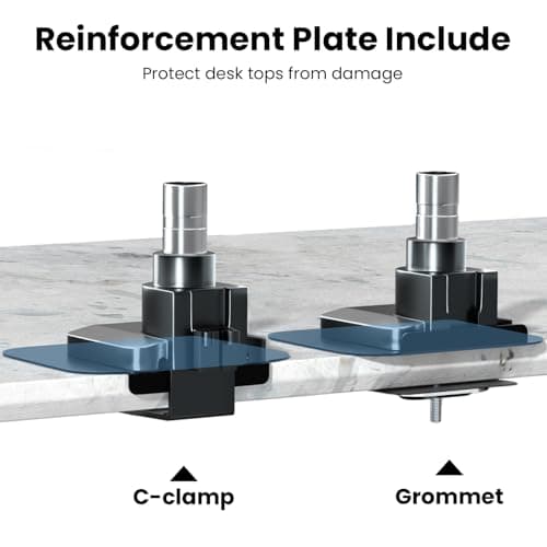 Ultrawide Monitor-Arm Heavy Duty 22-57‘’ - PUTORSEN Aluminum Single Monitor Mount Holds up to 59.4 lbs, Premium Adjustable Desk Mount Stand, VESA 75/100/200 mm, Black 7