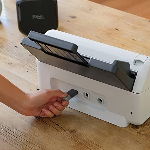 Brother ADS-3100 High-Speed Desktop Scanner | Compact with Scan Speeds of Up to 40ppm, White 8