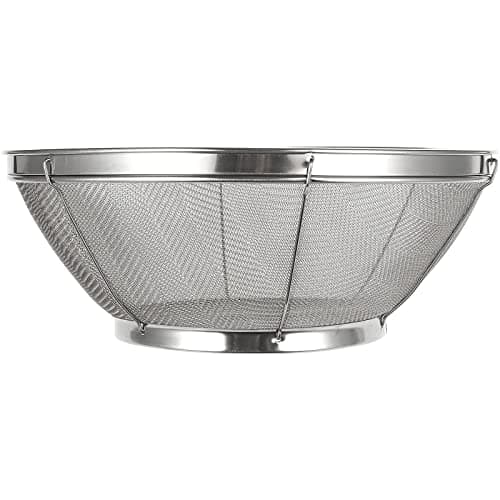 Juvale Stainless Steel Fine Mesh Strainer - Durable Rust-Resistant Mesh Colander - Ergonomic Handle Rice Colander - Ultra-Fine Flour Sifter - Dishwasher Safe with Stable Design - 11 in x 4 in, Silver 5