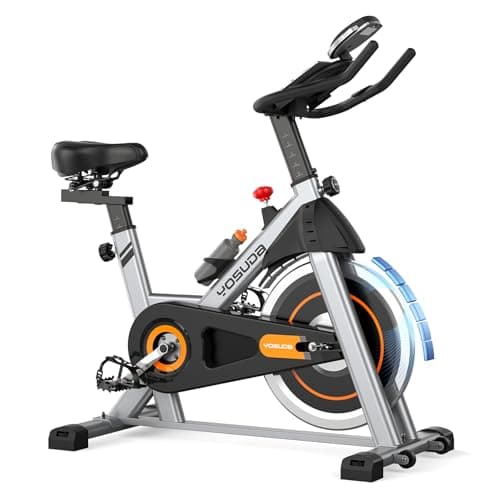 YOSUDA Exercise Bike, Exercise Bike for Seniors 300LB Capacity, Magnetic Bike with 16-Level Resistance for Home Gym Workout