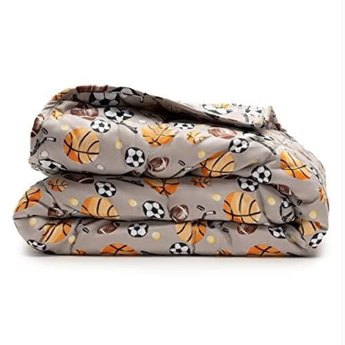 Luna Luxe Cotton Weighted Blankets for Kids & Adults - Soft Blanket Back to School Dorm Room Essentials - 100% Oeko-Tex All-Season Travel