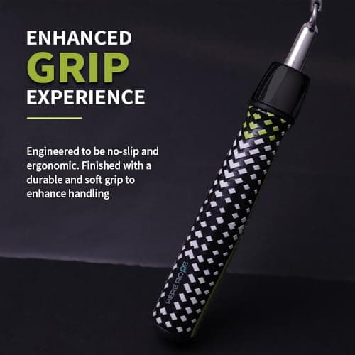 Weighted Jump Ropes for Men & Women, 1/2 LB Jump Rope Weighted With Ball-bearing, No-Slip Grip, Durable Steel Cable, Heavy Jump Rope Designed for Fitness, High-Intensity Strength Workouts, crossfit 6