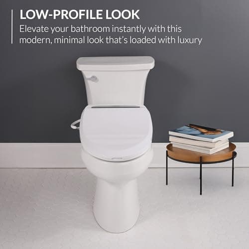 Bio Bidet USPA PRO Modern Bidet Seat, Warm Water, Heated Seat & Dryer, Remote Control, Elongated 9