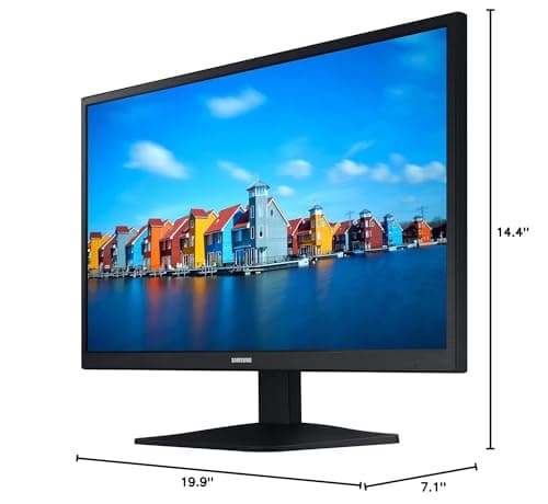 SAMSUNG S33A Series 22-Inch FHD 1080p Computer Monitor, HDMI, VA Panel, Wideview Screen, Eye Saver /Game Mode (LS22A338NHNXZA), Black 10