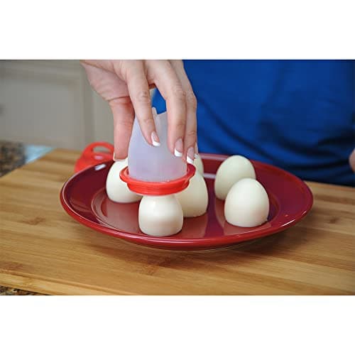 Egglettes Egg Cooker - Hard Boiled Eggs without the Shell, 4 Egg Cups 6