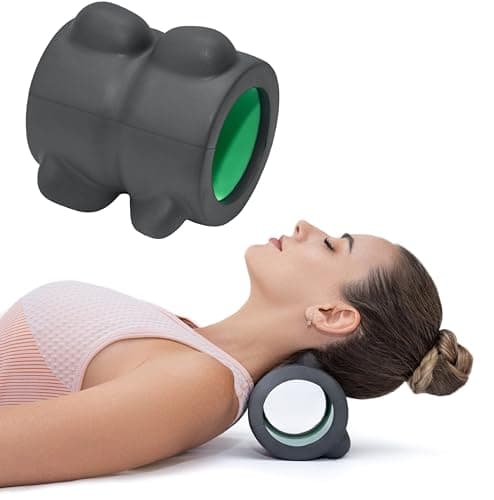 Lumia Wellness Massage Neck Roller - 4”, Neck & Headache Relief, Muscle Release Tool, Knots & Tension Relief, 500lbs Capacity