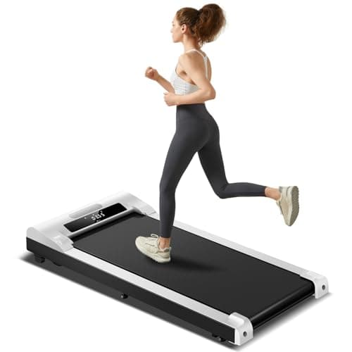 UMAY Fitness P1 Walking Pad, Under Desk Treadmill for Home and Office, Ultra Quiet 2.5 HP Brushless, Portable Walking Treadmill