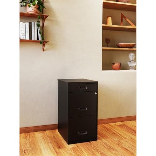 Realspace® SOHO 18"D 3-Drawer Organizer Vertical File Cabinet, Black 7