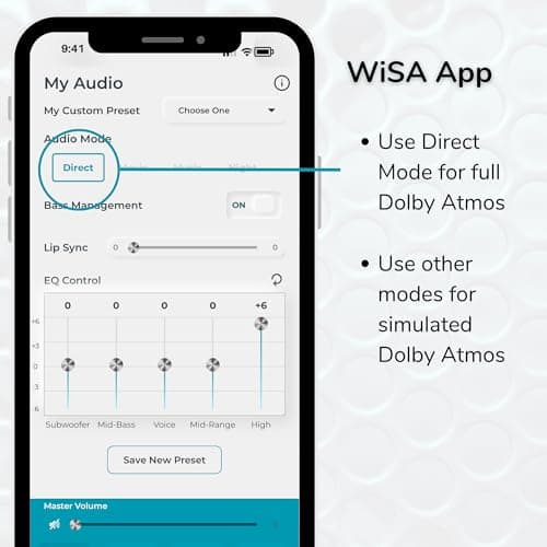Platin Monaco 5.1 Wireless Home Theater Surround Sound System for Smart TVs - with WiSA SoundSend Transmitter Included - WiSA Certified - Tuned by THX. 7