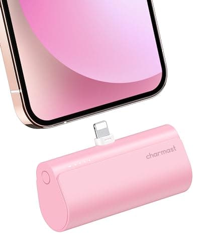 charmast Small Portable Charger for iPhone, Ultra-Compact 20W PD Fast Charging Power Bank 5000mAh, Mini Battery Pack for iPhone 14/14 Pro Max/13/13 Pro Max/12/12 Pro Max/11/XR/X/8/7/6 etc