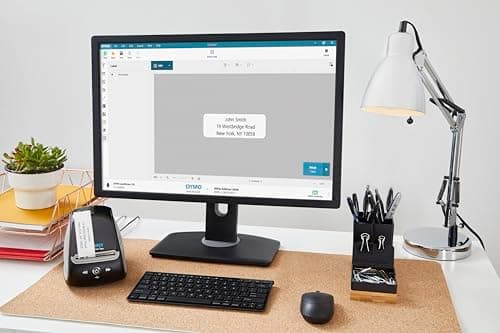 DYMO LabelWriter 550 Series Label Printer with Dymo-Branded Label Compatibility Automatic Recognition Low Waste Optimized Direct Thermal Printing and Plastic-Free Packaging 9