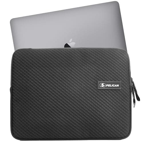 Pelican Traveler Laptop Case/Sleeve 16 Inch [Padded Exterior] [Compact Design] Weather Resistant and Heavy Duty Laptop Bag for All Laptops from 14 inches up to 16 inches - MacBook Pro/Air - Black
