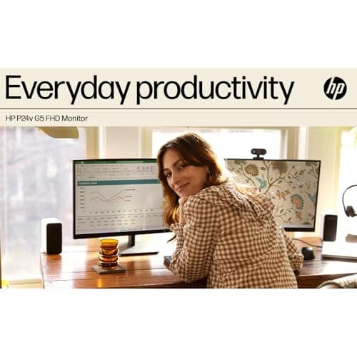 HP V24v G5 24" FHD 16:9 5ms 75Hz FreeSync LCD Monitor, Black 65P62AA Bundle with Deco Gear 2X 6Ft 4K HDMI 2.0 Cable & Deco Gear CPS Exclusive 26 Month Protection Pack (BEACH-CPS-26M150) 8