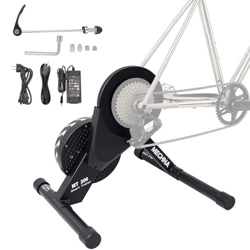 MAKELEN Smart Bike Trainer for Indoor Cycling - Compatible with 26-29" MTB & 700c Road Bikes, Shimano/SRAM 9-11 Speed, SRAM XDR 12 Speed, Adjustable Resistance & 15% Max Incline