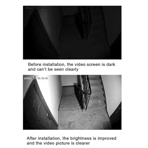 UQISOVI Night Vision IR Illuminators 940nm Invisible 6-LEDs Infrared Light IP65 Water-Resistant Outdoor Floodlight for Security Cameras (940nm IR, 90° Angle for 4mm Lens) 7