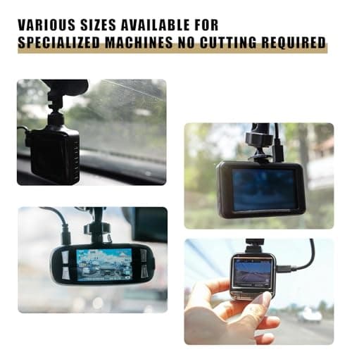 8Pcs Dashcam Windshield Sticke Clear Electrostatic Stickers Sticker Shield for Windshields,Prevent Scratching & Falling,Windshield Sticker for Mounting Dash cam Phone Projection Screen 5