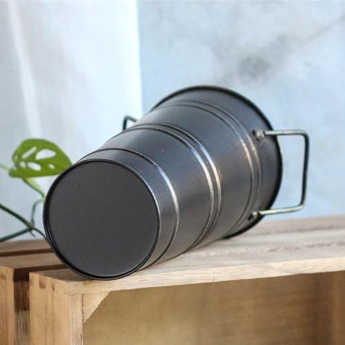 Metal Round Umbrella Stand Rack, Freestanding Umbrella Rack with Cane and Walking Stick Holder, Perfect for Entryway and Porch Use, Ideal Organizer for Home and Office (Black) 5