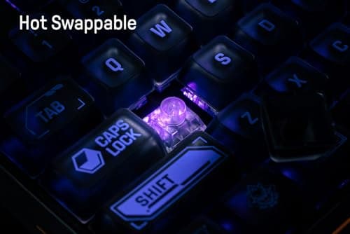 8BitDo 87 Keys Retro Mechanical Keyboard Bluetooth/2.4G/USB-C, RGB Backlight, Hot Swappable, Dual Super Programmable Buttons, Volume Knob for PC and Android - Mecha BREAK: PANTHER 7