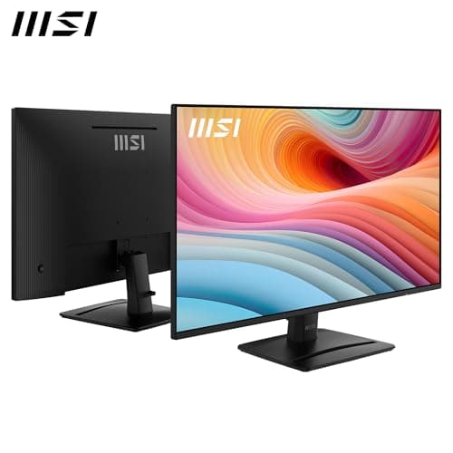 msi PRO MP271A E2 27-inch IPS 1920 x 1080 (FHD) Gaming Office Monitor, 120Hz, Free-Sync, HDMI, DisplayPort, VGA Port, VESA Mountable, Tilt, Speaker, 4-Side Slim Bezel 1ms, Black 2