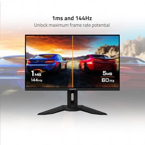 GIGABYTE M32U - 32" IPS Gaming Monitor - UHD 3840x2160-144Hz - 1ms MPRT - AMD FreeSync Premium Pro - Type C KVM - HDMI, DP, Type C - Height Adjustable - Black (M32U-SA) 3