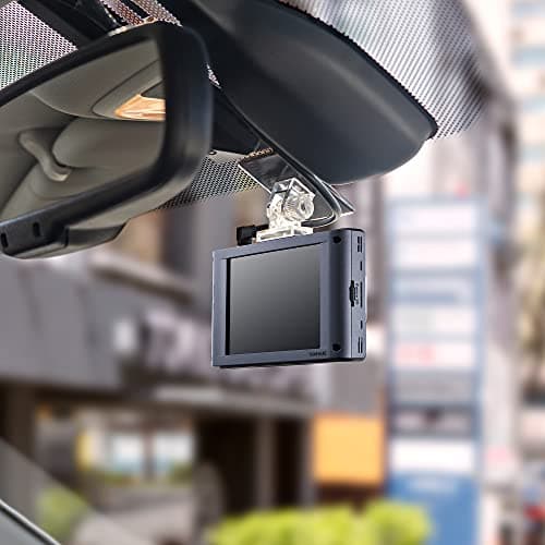 Thinkware X1000 Dual Channel Dash Cam 2K QHD 2560 x 1440 Front and Rear Cam, 156° Wide Angle Dashboard Camera Recorder with G-Sensor, Sony Sensor, Parking Mode, 3.5” LCD Touchscreen, Night Vision 8