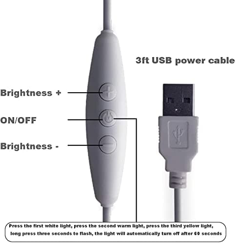 Bedside Table Lamp for Bedroom , 3-Color Temperature Lamp,Bedroom Bedside Night Light, Dimmable Led Lighting, Small Table Lamps for Living Room OfficeCreative Home Decor, Unique House warmging Gif 6