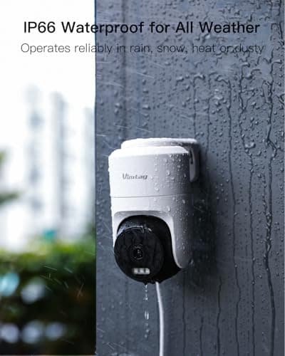 VIMTAG 2.5K Outdoor Camera, 5G Outdoor Security Camera, 360° View Cameras for Home Security, House Surveillance, Motion Tracking, Color Night Vision, Dual-Band WiFi, 2-Way Audio, Cloud/SD Card Storage 7