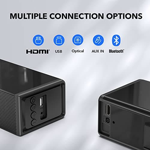 LARKSOUND Sound Bar for TV, Surround Sound System, TV Speaker Soundbar with Bluetooth/HDMI ARC/Optical/AUX/USB, 31 Inch 5