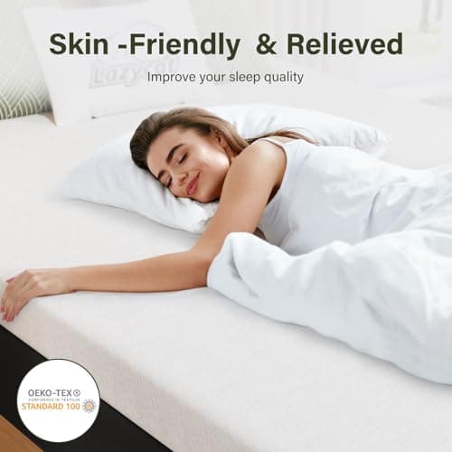 King Mattress Topper, 2 Inch Bed Toppers with Memory Foam, Removable & Washable Cover, Anti-Slip Silicone Dots on The Bottom, CertiPUR-US & Oeko-Tex Certified 6