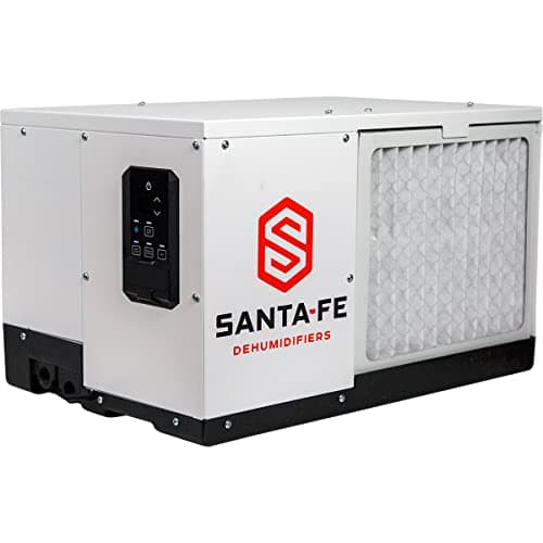 Santa Fe Oasis105 Pint Dehumidifier Water Removal for Basements, Crawl Spaces, Mold Moisture Prevention, 6yr Warranty 4