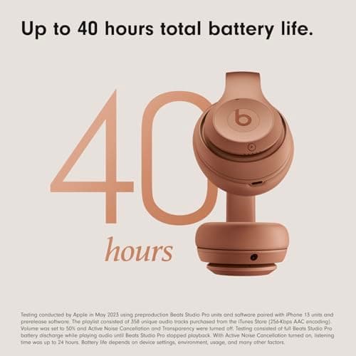 Beats Studio Pro x Kim Kardashian – Premium Wireless Over-Ear Headphones- Up to 40-Hour Battery Life, Active Noise Cancelling, USB-C Lossless Audio, Apple & Android Compatible - Dune 5