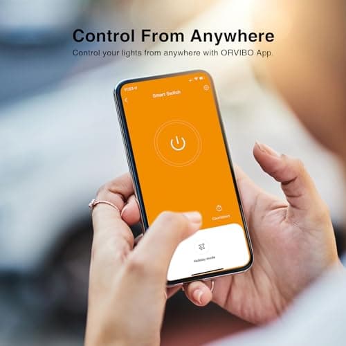 Matter Certified Smart Dimmer Switch with Advanced Remote Control, Voice Controlled by Siri, Alexa & Google Assistant, Single-Pole Switch with Seamless RF Technology, Neutral Wire Needed, Dimmable 5