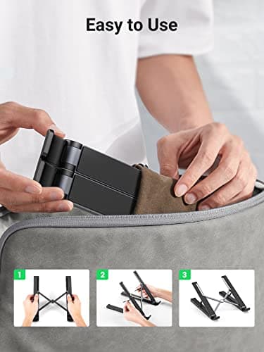 UGREEN USB C Laptop Docking Station, 4 Levels Adjustable Foldable Portable Desktop Stand with USB C 4K HDMI TF/SD 2 USB 3.0 Ports Compatible with Macbooks, HP, Dell, Acer, Asus, Lenovo and More 7